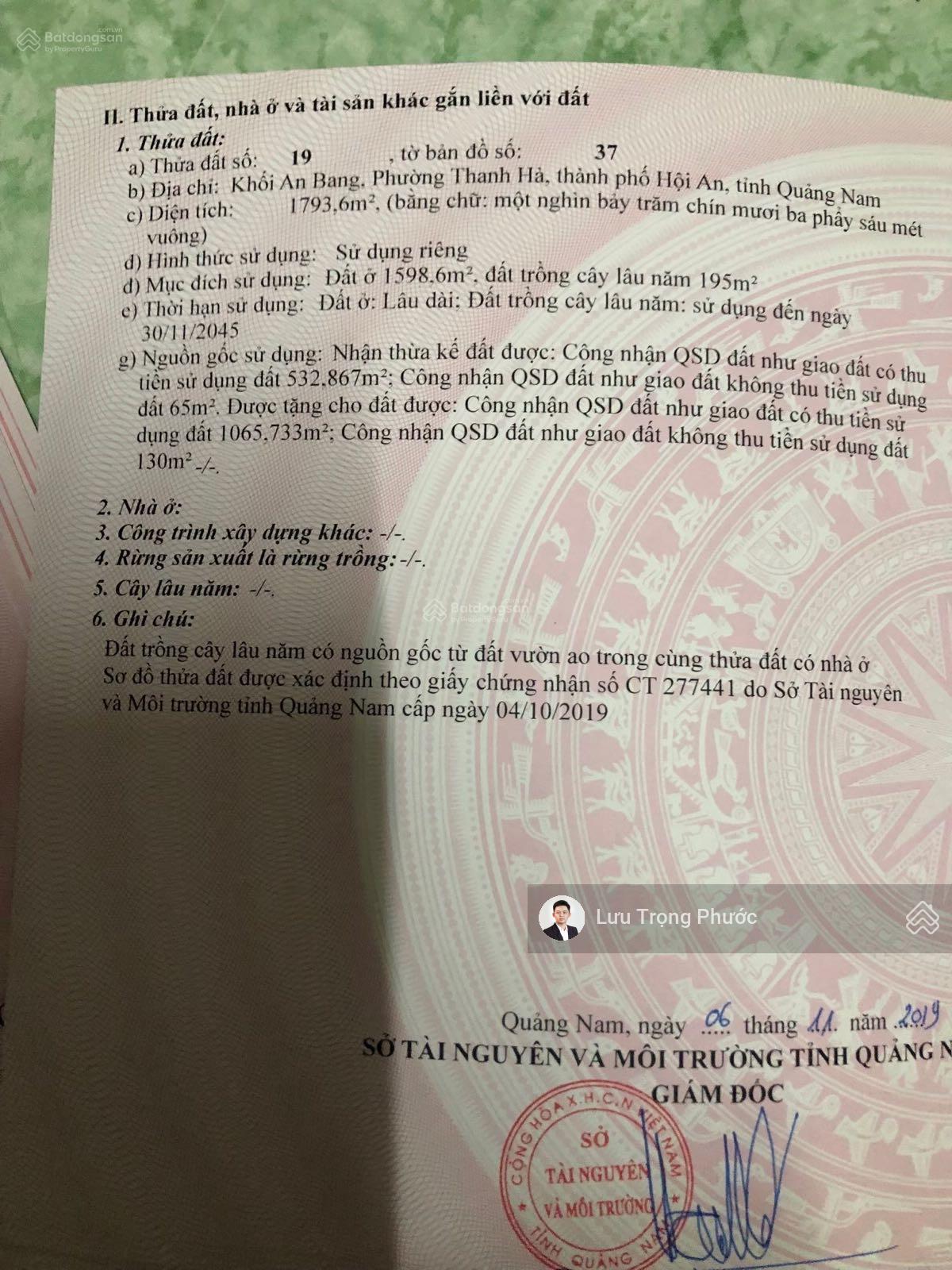 Siêu phẩm view sông Hội An 1.792m2 mặt tiền đường Hùng Vương giá chỉ 44,5 tỷ