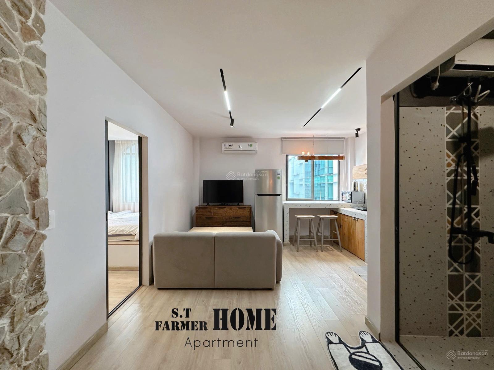 Căn hộ 1 phòng ngủ hiện đại - nội thất có gu ngay vòng xoay đồng hồ - khu dân trí cao