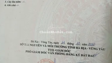 Bán đất mặt tiền Nguyễn Huệ Đất Đỏ - Bà Rịa Vũng Tàu