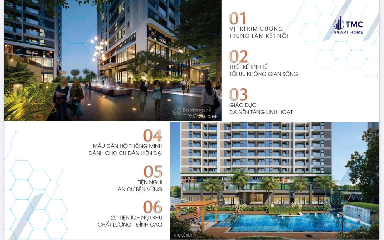 Mở bán dự án chung cư cao cấp TMC Smart Home đường Nguyễn Đình Tứ, Cổ Nhuế. Ck lên đến 9.5%
