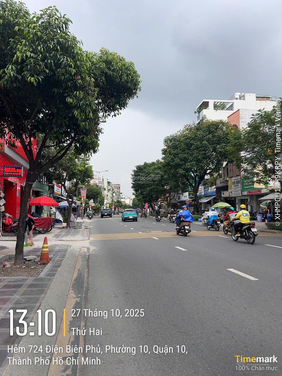 Nhà mặt tiền Điện Biên Phủ, P10, Q10, 8 x 25m CN 160m2. GPXD hầm 7 lầu. Gía 58 tỷ