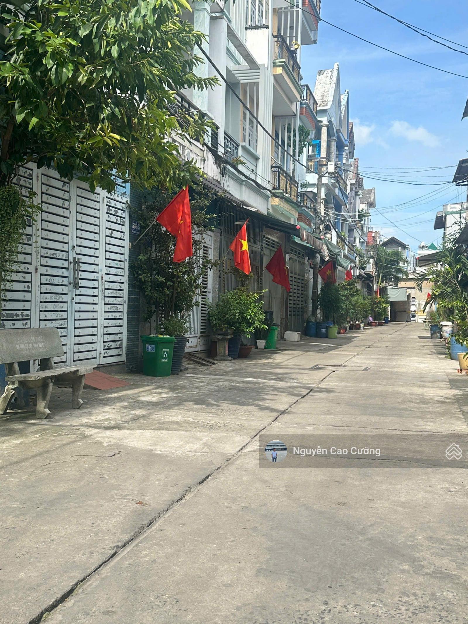 Nhà 1/ Nguyễn Thị Đặng hẻm 6m vị trí siêu vip sát Bên Cấp 3 Võ Trường Toản 4,2x15m nở hậu 5m