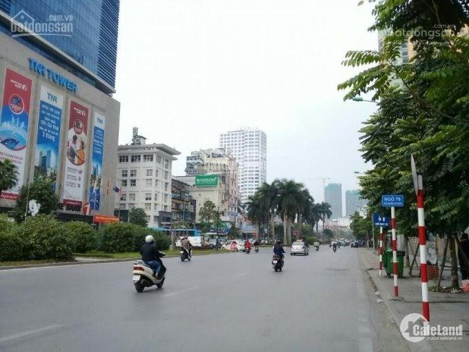 Mời thuê nhà mặt phố Trần Duy Hưng,Trung hòa 100m2, 7 tầng thang máy vị trí siêu đẹp giá 90tr/th