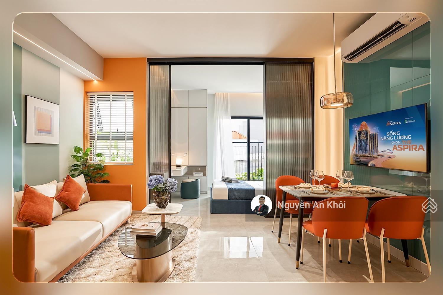 Nóng! The Aspira căn hộ 1PN + 54m2 chỉ 2 tỷ - 8 bank support - Gần Metro số 1, Mỹ Phước Tân Vạn