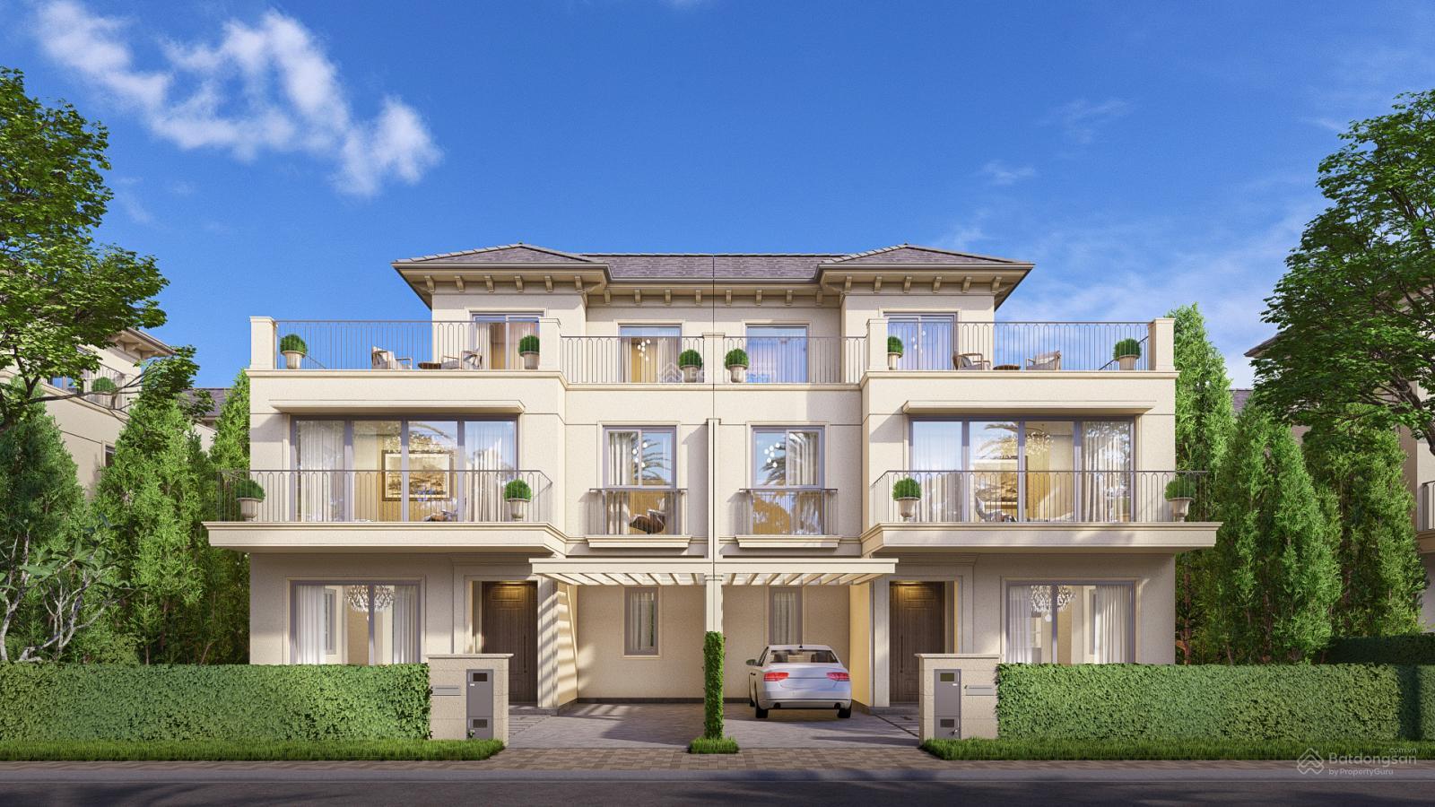 Mở bán biệt thự song lập khu Canaria KĐT Izumi City - 12x20,5m - view kênh đào và view sông