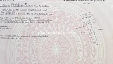 CHÍNH CHỦ GỬI BÁN ĐẤT ĐẸP 120M NGAY NHÀ THỜ LÁI THIÊU GẦN CHỢ LÁI THIÊU GIÁ CHỈ 5,15 TỶ