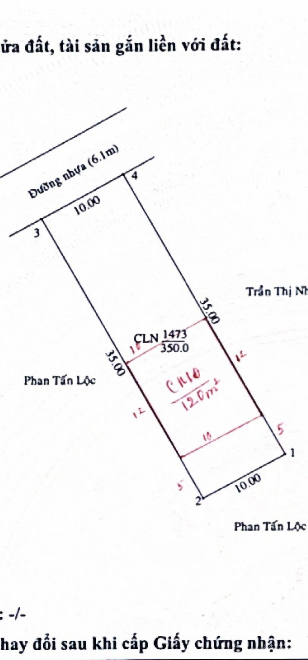Đẹp tuyệt vời 10x35m thổ cư 120m2 vị trí ngay TĐC Định Hòa TP mới BD giá tốt nhất khu đất vuông vức