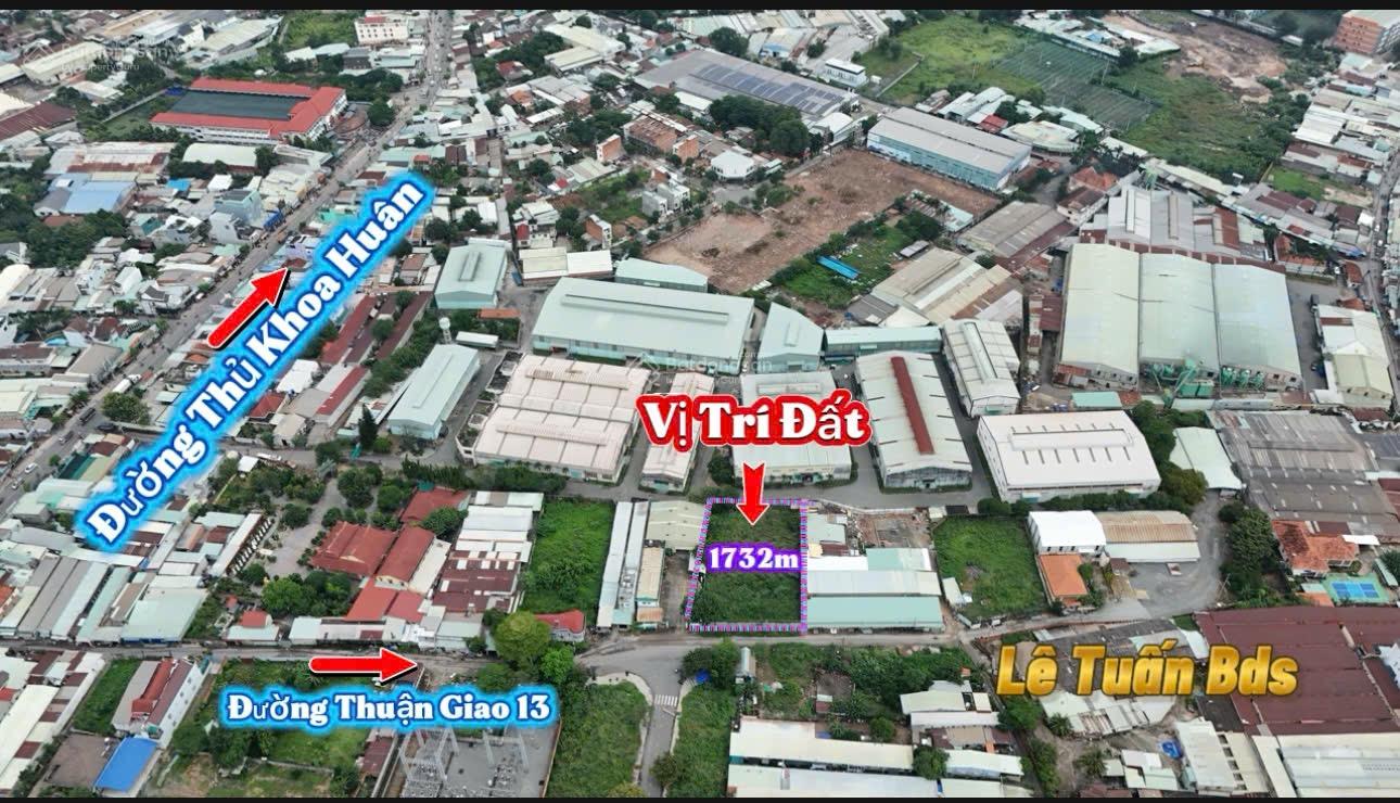Bán gấp lô đất 1732m ngang 33m tại Thuận Giao, Thuận An, Bình Dương Bán gấp lô đất 1732m ngang 33m tại Thuận Giao, Thuận An, Bình Dương