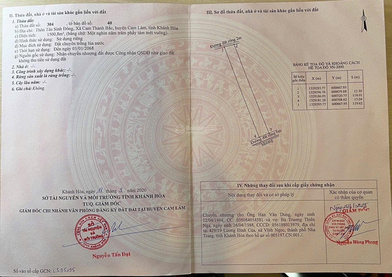 Bán đất tại Xã Cam Thành Bắc, 750 triệu, pháp lý đầy đủ, giá tốt đầu tư lâu dài Bán đất tại Xã Cam Thành Bắc, 750 triệu, pháp lý đầy đủ, giá tốt đầu tư lâu dài