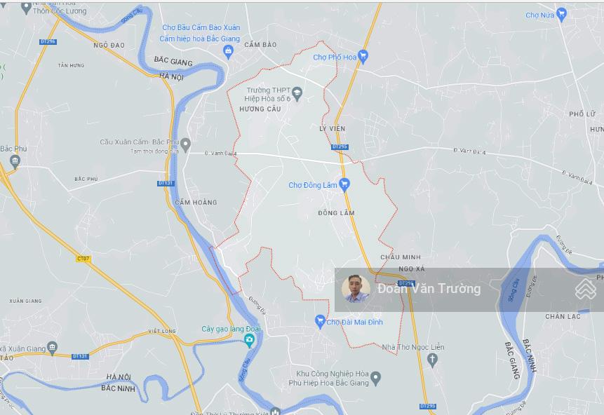 Bán đất KCN Châu Minh-Bắc Lý -Hương Lâm , Huyện Hiệp Hoà , Bắc Giang .DT 0,7ha -1ha-1,5ha-2ha-3ha.