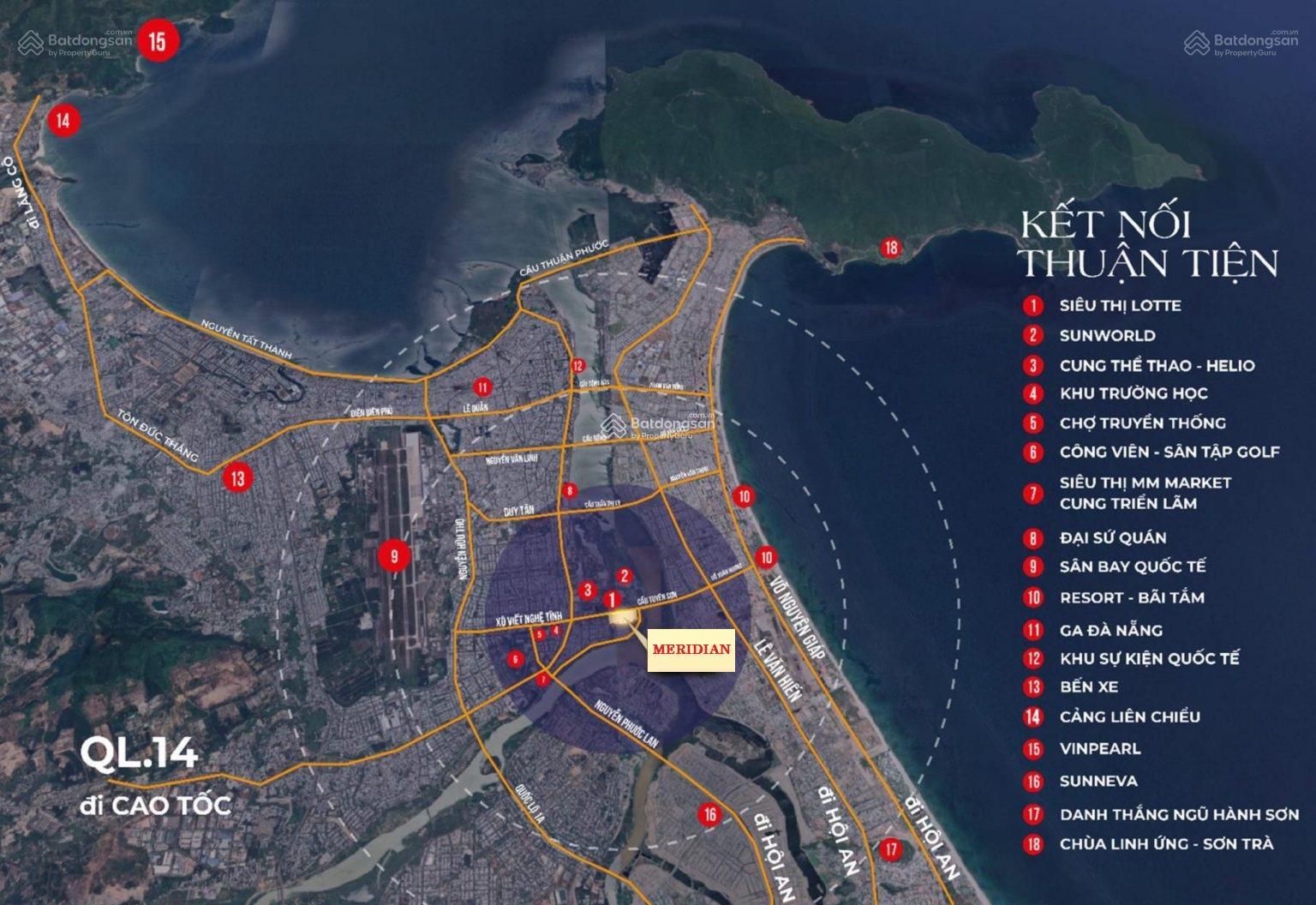 Từ 65 tr/m2 CH The Meridian Đà Nẵng view sông Hàn, vị trí vàng trung tâm thành phố LH 0905 042 ***