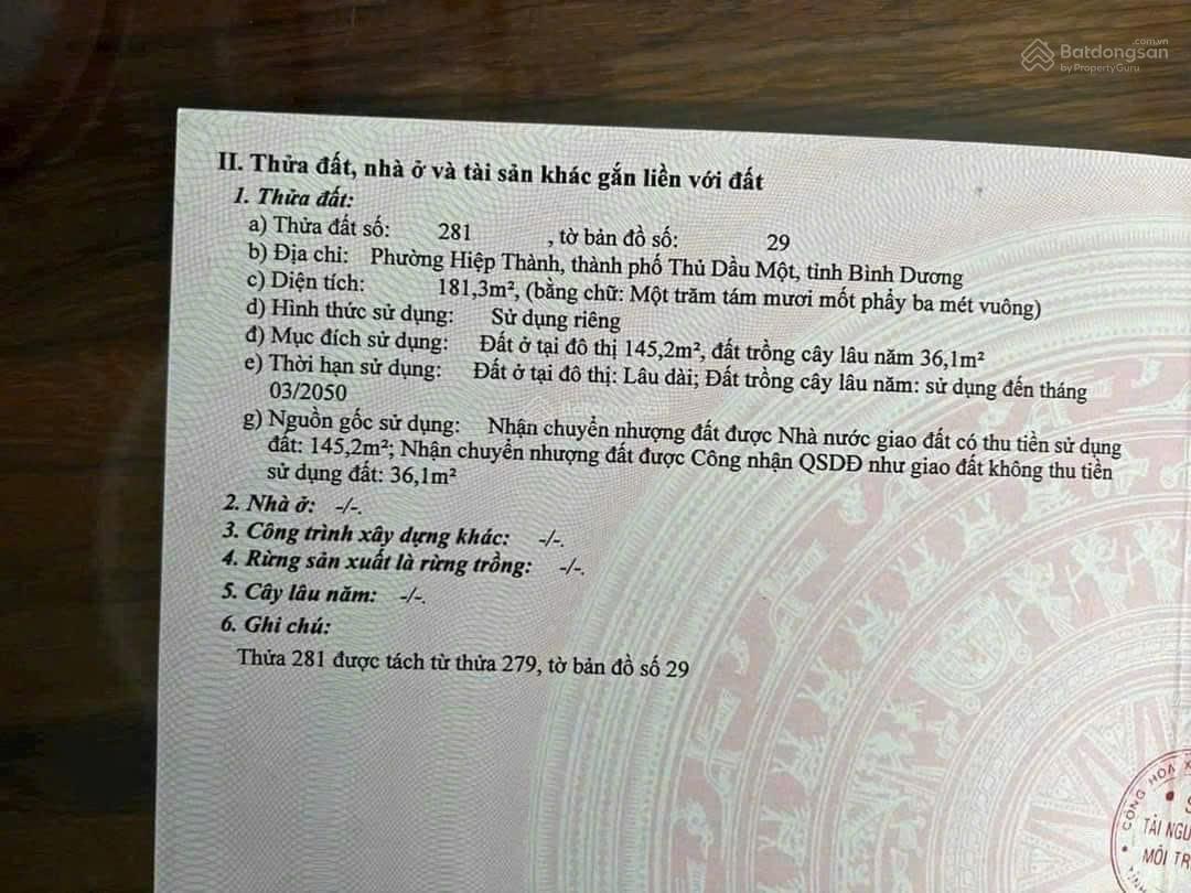 Đất mặt tiền đường Đình Phú Thuận, ngay vòng xoay Hiệp Thành 3 - diện tích: 6.6 x 27m
