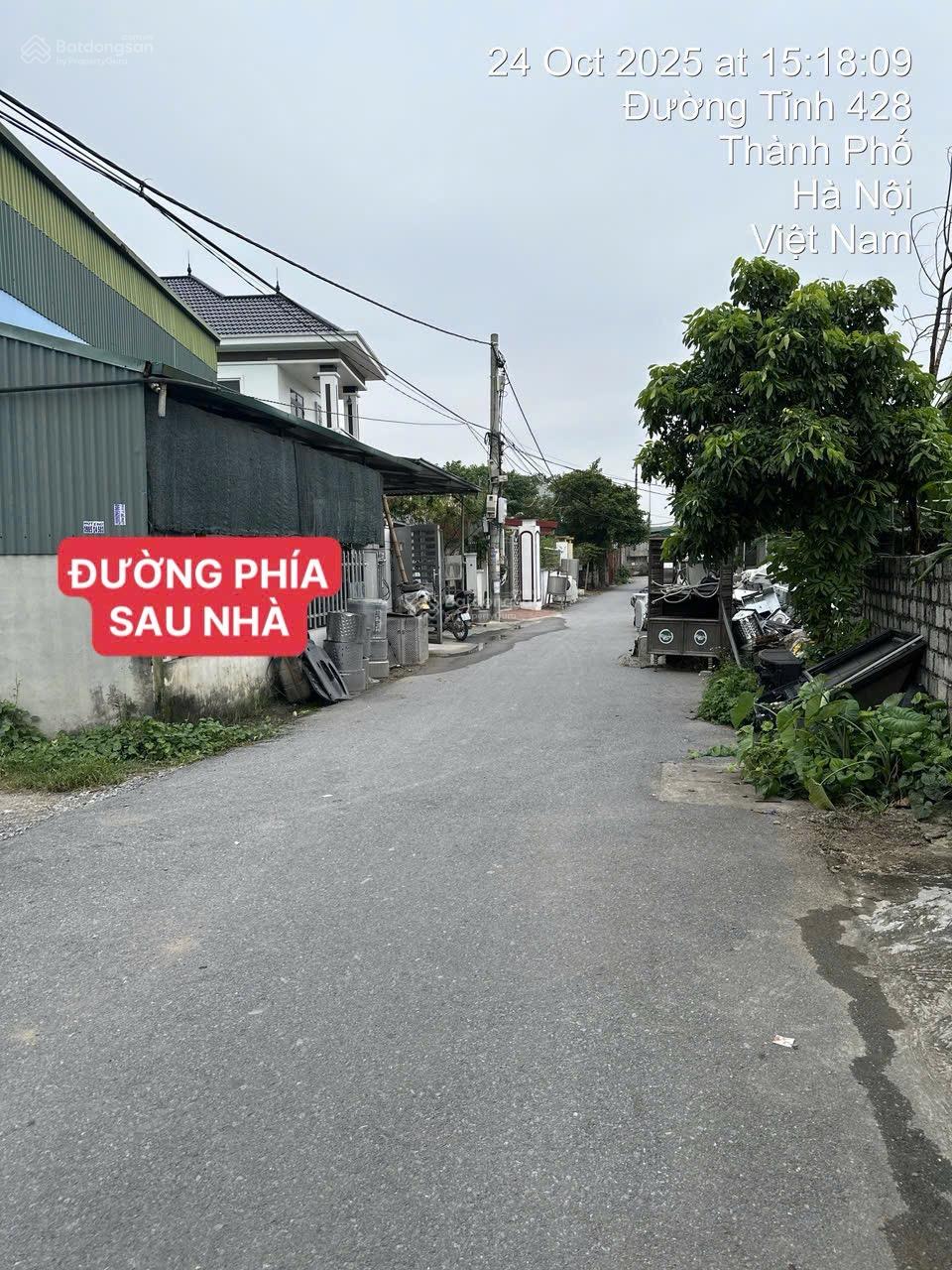 Chính chủ bán lô đất mặt đường DT428 - Phúc Tiến Phú Xuyên - 2 mặt đường. 400m2 - 14,8 tỷ