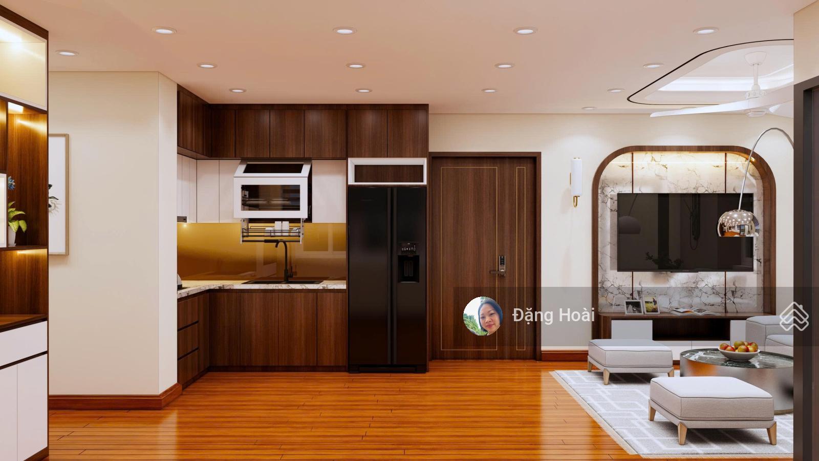 Vị trí trung tâm full nội thất mới tinh, 90m2 căn góc 3PN cực thoáng tại Giải Phóng