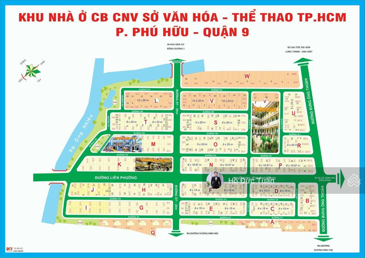 Còn lô đất giá tốt cần bán nhanh thuộc dự án Sở Văn Hóa, Phú Hữu, Tp. Thủ Đức liên hệ 0903 838 ***
