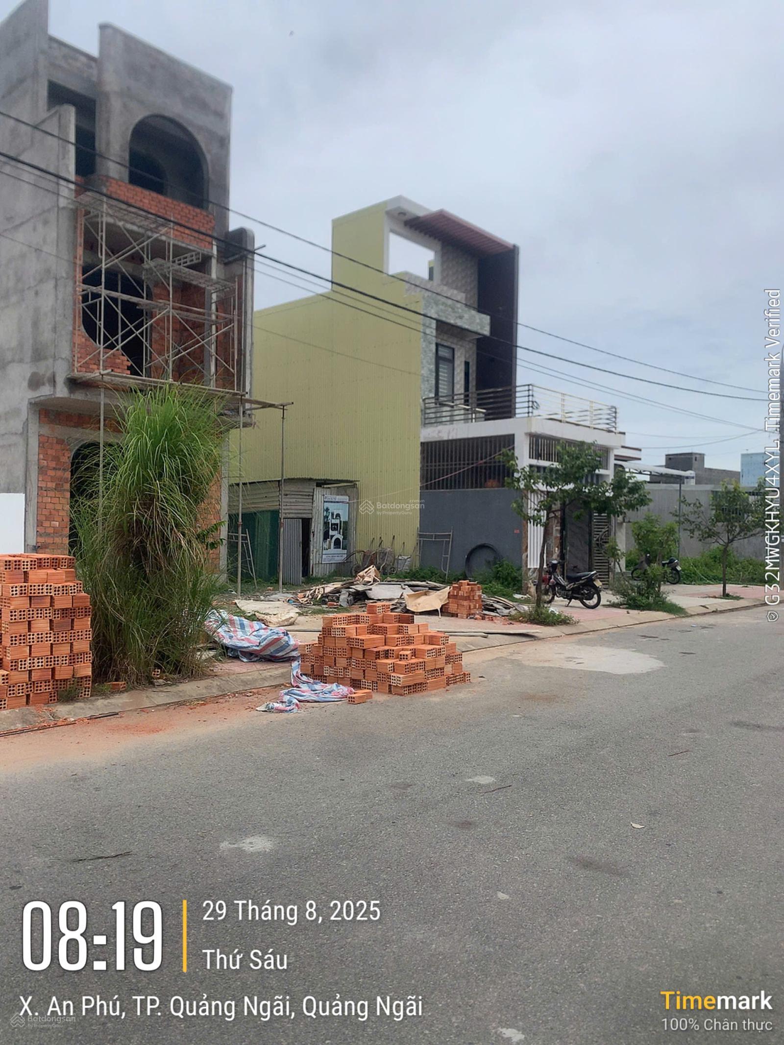 Bán đất KĐT Phú An Khang Nghĩa Phú hướng Đông sạch đẹp, sổ hồng sẵn giá 11 triệu/m2