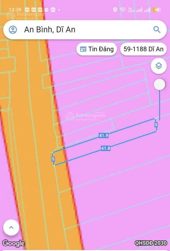 Nhà mặt tiền Nguyễn Tri Phương, đoạn xung nhất chợ Dĩ An 2 thổ cư full