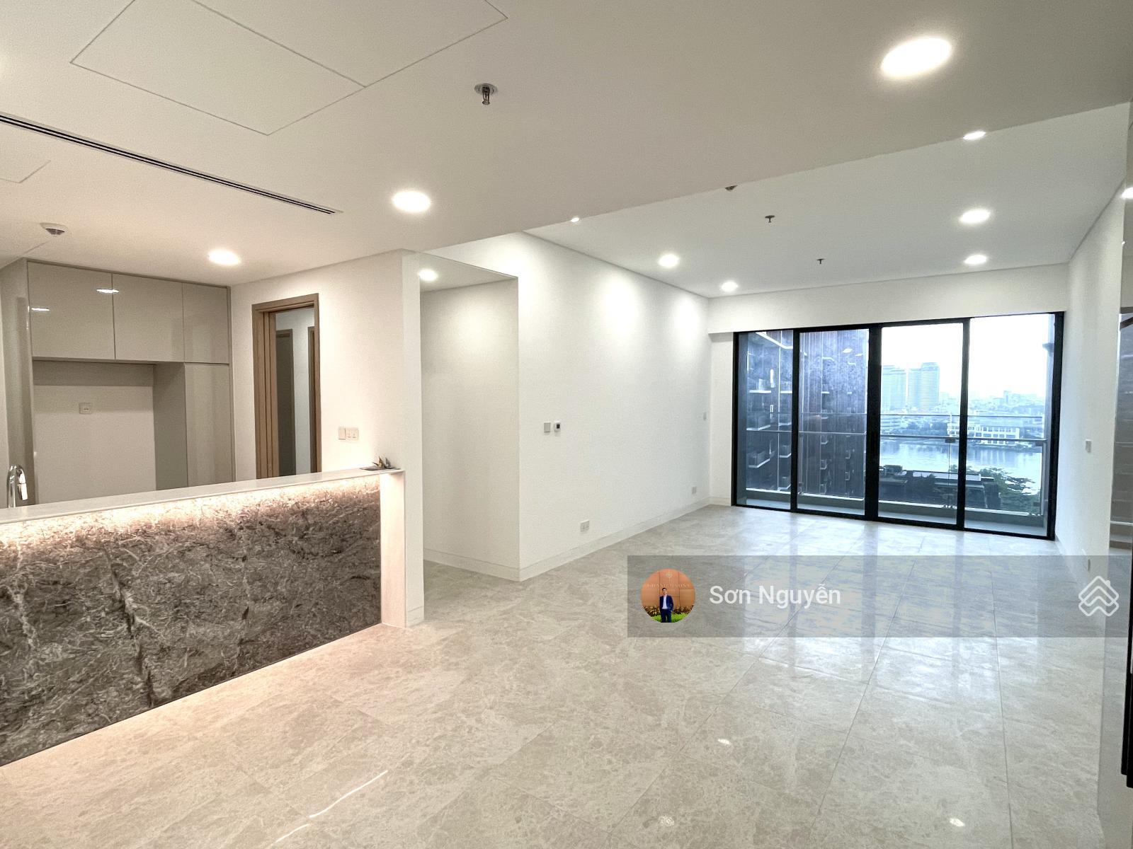 The River - Cho thuê căn 3PN NTCB mới 100% chưa qua sử dụng - Tầng cao - View trực diện sông & Q1