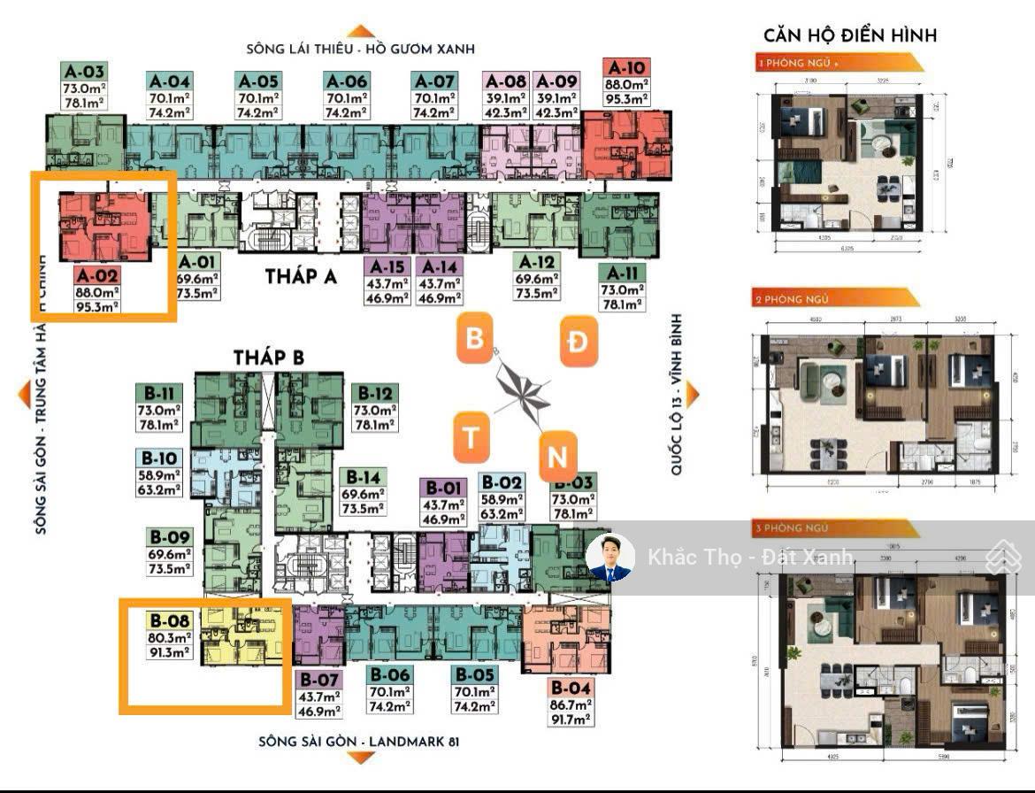 Bán căn hộ 3PN + 2WC bằng giá HĐMB tại A&T Sky Garden, 2,91 tỷ bao thuế phí LH 0933 998 ***
