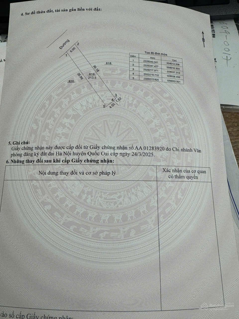 Bán đất full thổ cư trục chính thôn 5, Phú Cát kinh doanh được ngay Bán đất full thổ cư trục chính thôn 5, Phú Cát kinh doanh được ngay