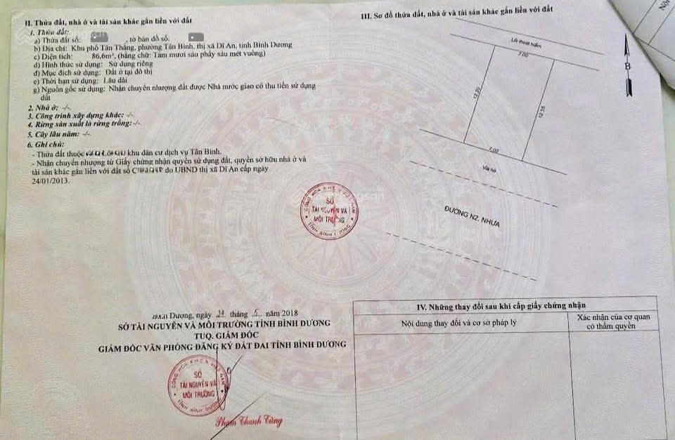 Bán nhà cấp 4 (7x12.5m), mặt tiền Huỳnh Thị Tươi P. Tân Bình, đang thuê 9tr/th Bán nhà cấp 4 (7x12.5m), mặt tiền Huỳnh Thị Tươi P. Tân Bình, đang thuê 9tr/th