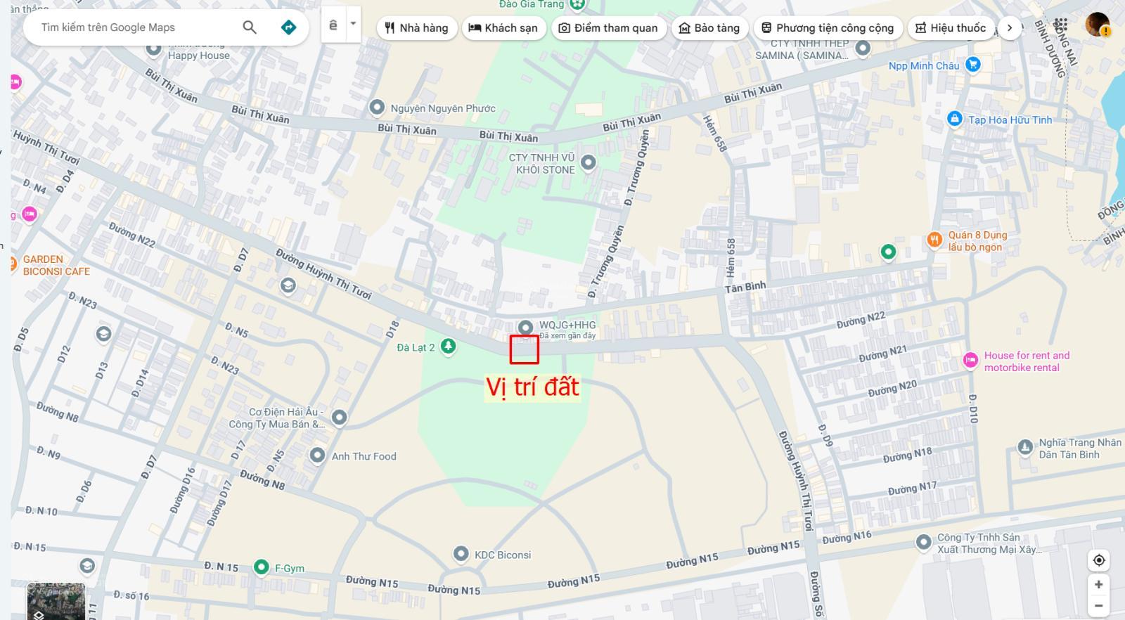 Bán nhà cấp 4 (7x12.5m), mặt tiền Huỳnh Thị Tươi P. Tân Bình, đang thuê 9tr/th Bán nhà cấp 4 (7x12.5m), mặt tiền Huỳnh Thị Tươi P. Tân Bình, đang thuê 9tr/th