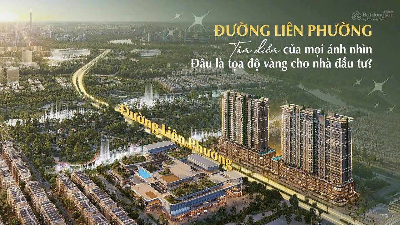 Bán nhà phố 5 *20 =100m2 mặt tiền đường Liên Phường sắp thông xe 8/11 sát bên Global city