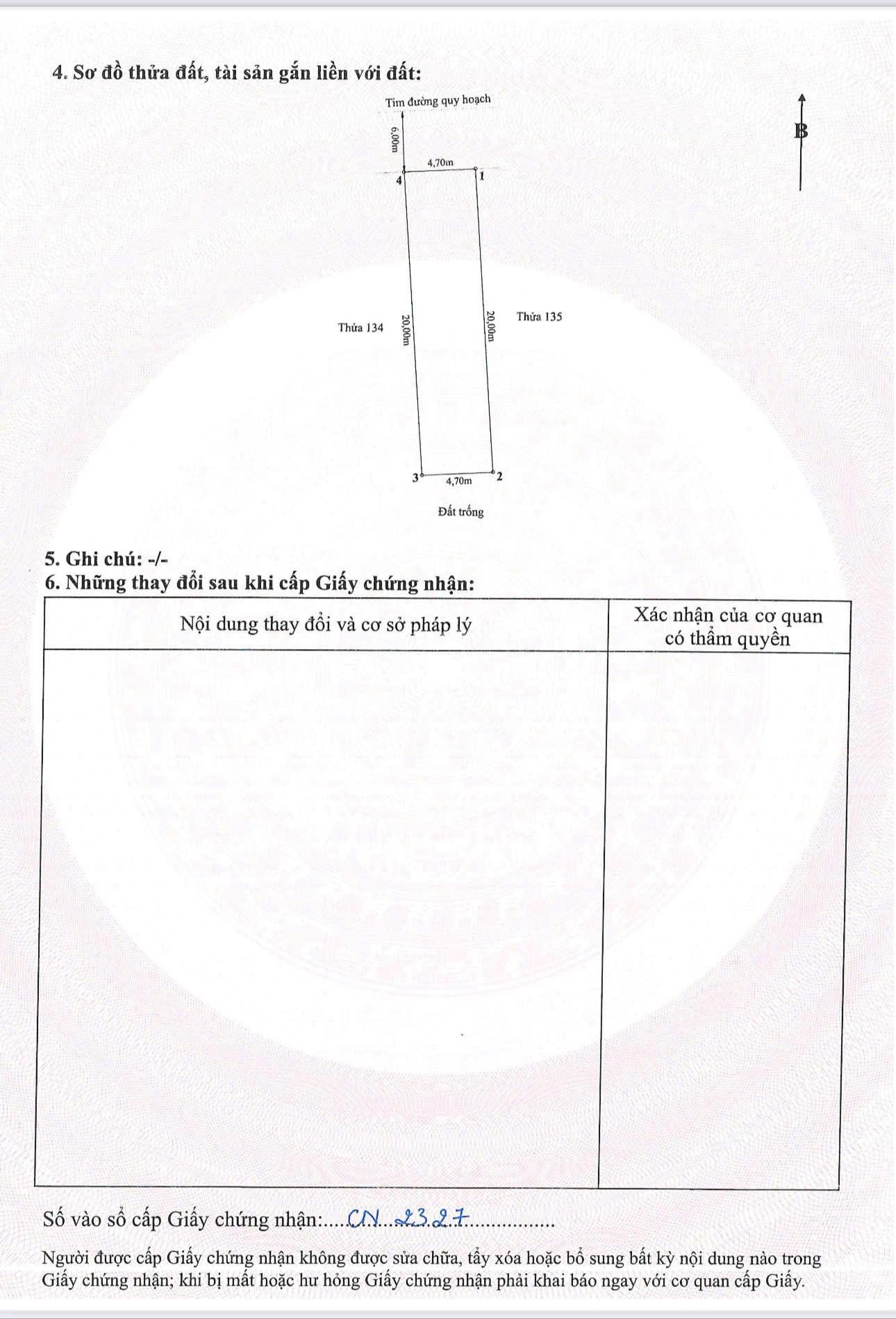 94m2. Ngang 4,7m. Tuyến 2 đường Cầu Rào 3 đường 60m. Siêu đẹp. Tiềm năng