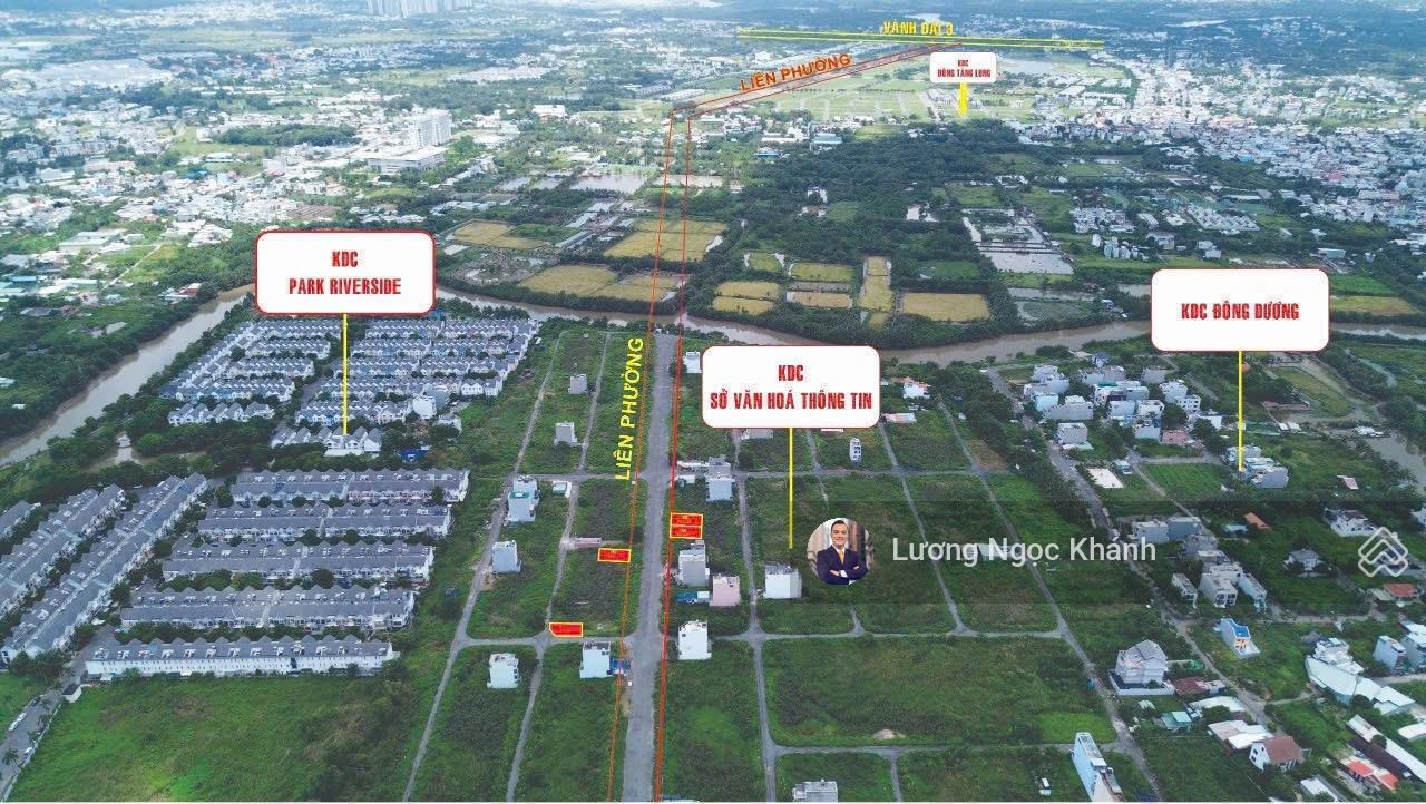 Sở hữu vị trí kim cương lô mặt tiền đường Liên Phường 30m dự án Sở Văn Hoá Thông Tin, sinh lời cao