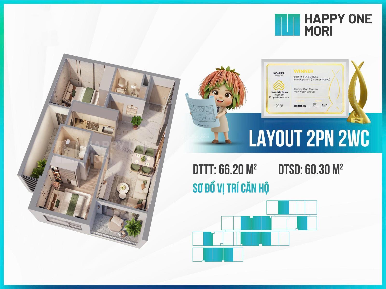 Happy One Mori liền kề AeonMall, sân golf, KCN Vsip, ga Metro số 2, CK lên đến 500tr & tặng full NT