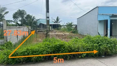 Ngân hàng thanh lý lô đất 158.7m2 tại Giục Tượng-Bàn Tân Định, xã Giục Tượng Châu Thành Kiên Giang