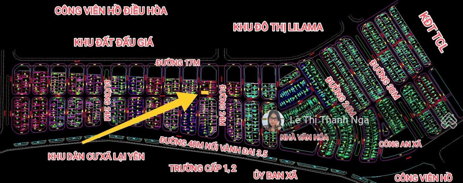 Cần bán lô góc đất dịch vụ Lại Yên, Hoài Đức DT 76.9m2 giá tốt