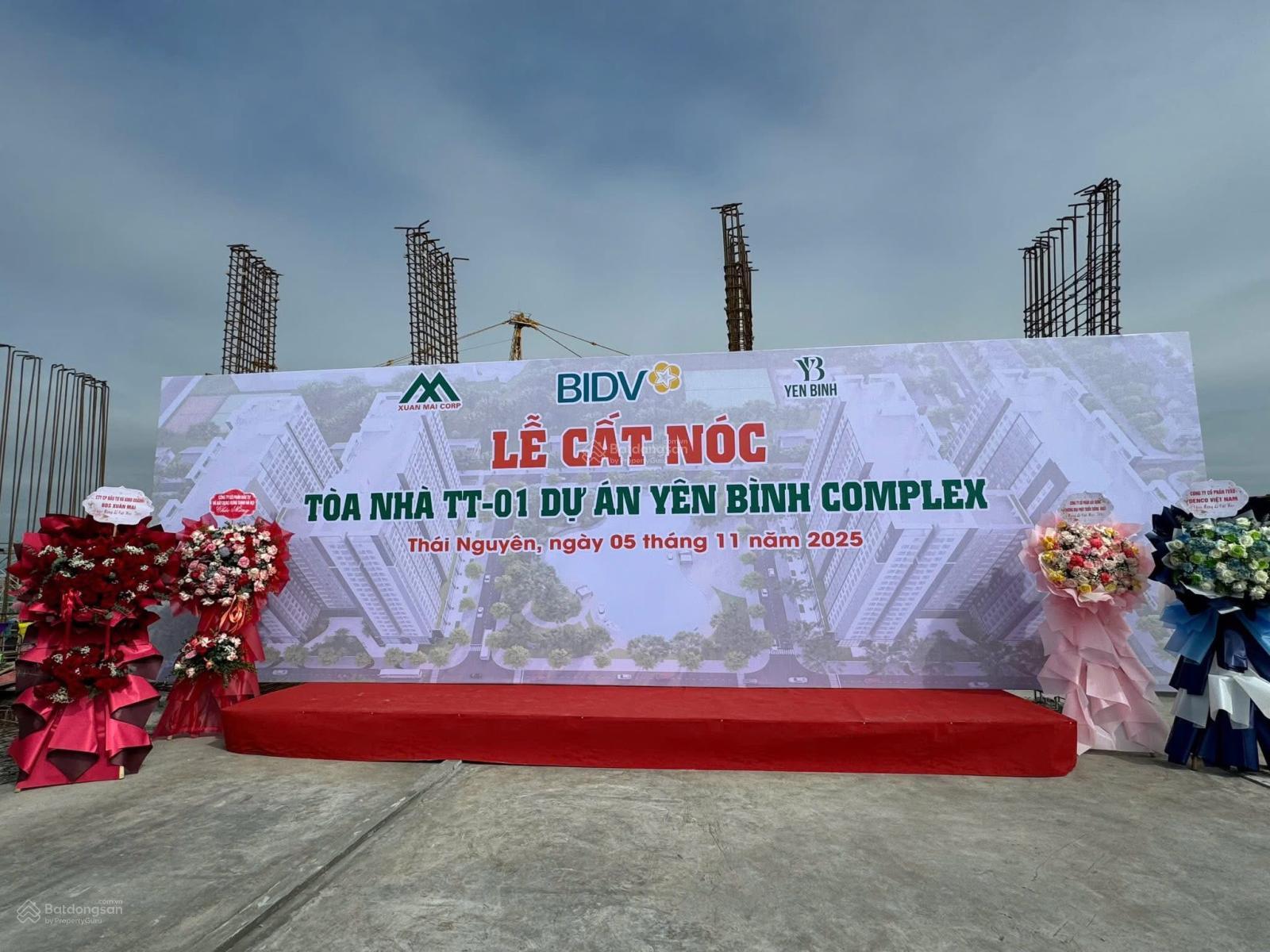 Chính chủ bán 3 căn ngoại giao tầng 15 chung cư Yên Bình Complex giá gốc CĐT 18 triệu