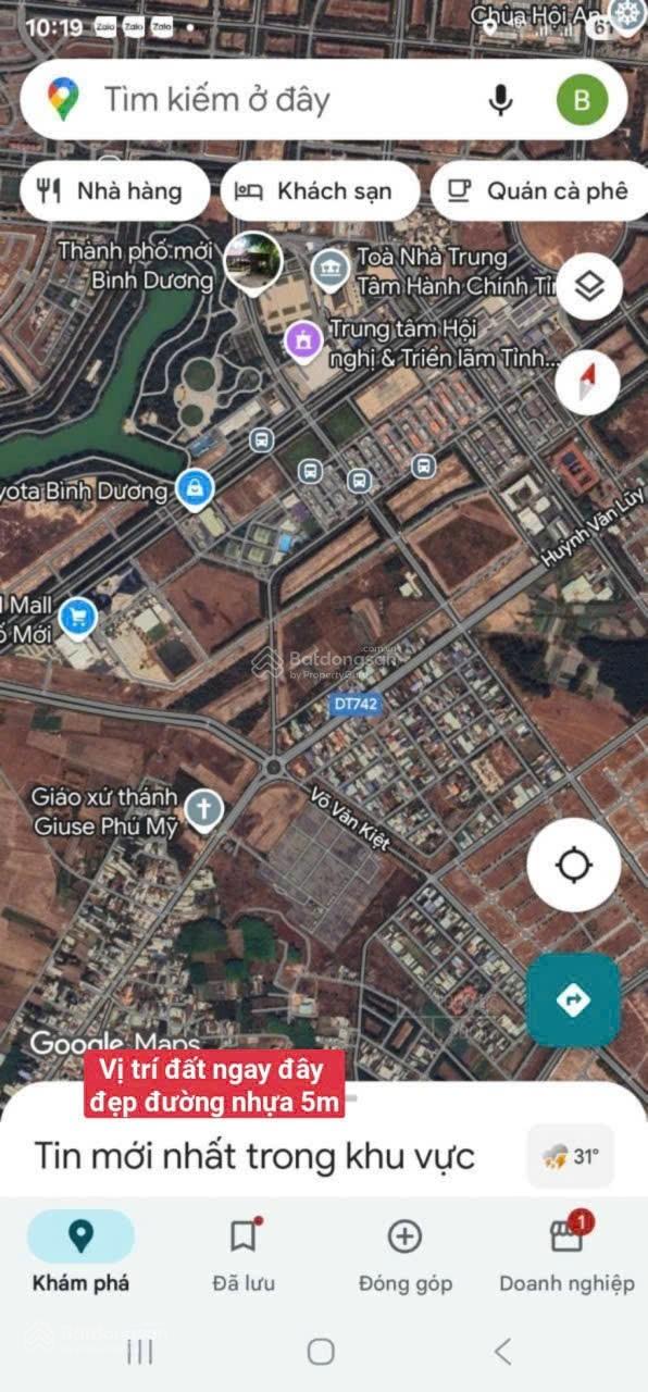 Còn 1 lô duy nhất xã rẻ 2,15 tỷ rẻ nhất khu vực đường nhựa 5 / Huỳnh Văn Lũy khu toàn nhà lầu