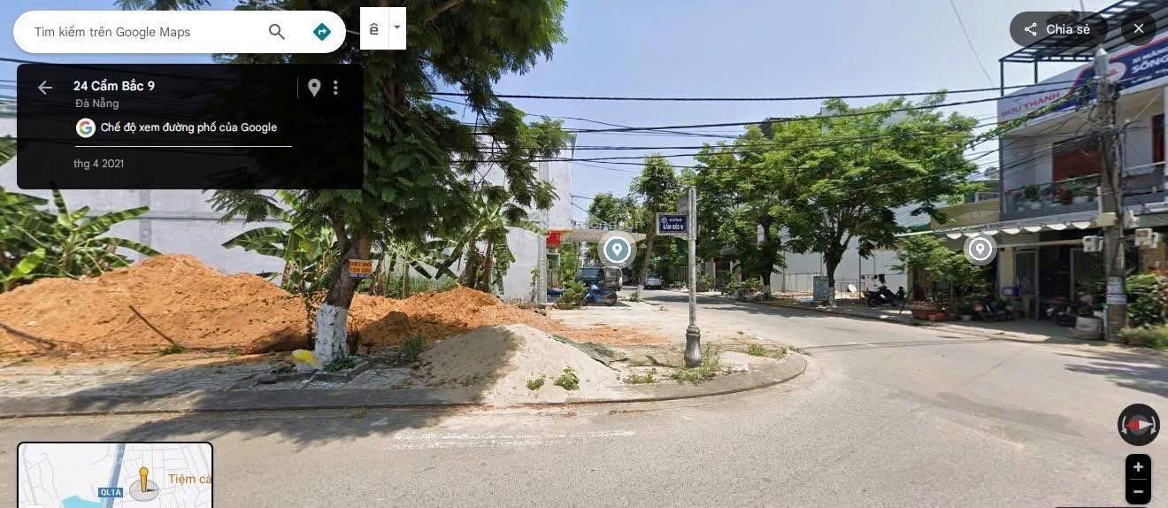 BÁN LÔ GÓC 2 MẶT TIỀN ĐẸP HỒ SĨ DƯƠNG VÀ CẨM BẮC 9, CẨM LỆ .223m2