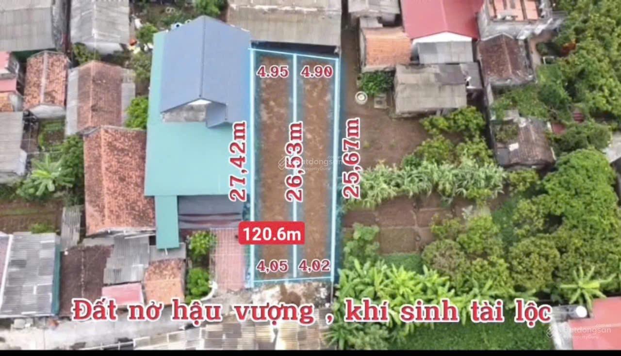 Chủ gửi bán lô đất 121,2m tại thôn Bãi Sậy 2 - Tân Dân-Khoái Châu, giá chỉ 15tr/m2 sát cạnh đấu giá