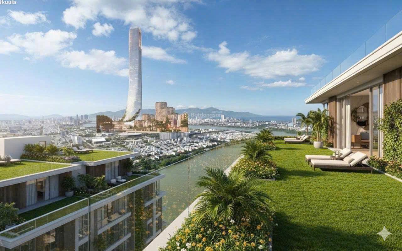 Căn hộ cao cấp - căn góc sân vườn 3PN