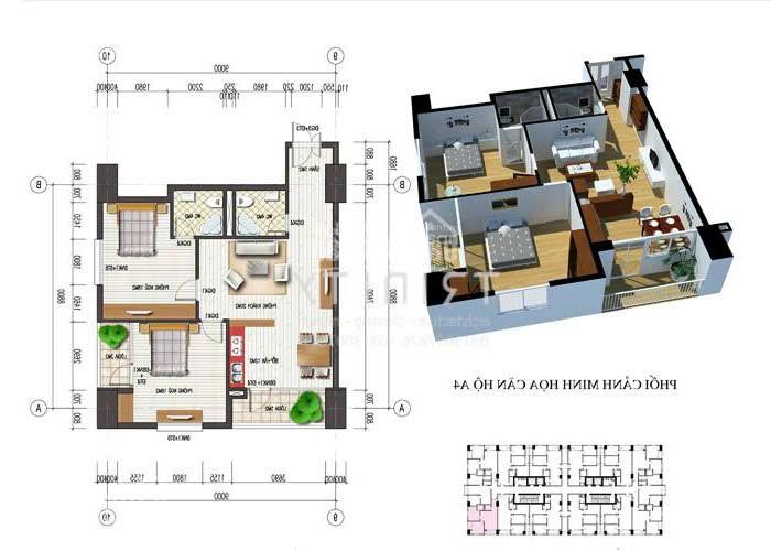 Bán căn hộ chung cư tại Khu đô thị Văn Khê, Hà Đông, Hà Nội, 5,6 tỷ, 91,2 m2