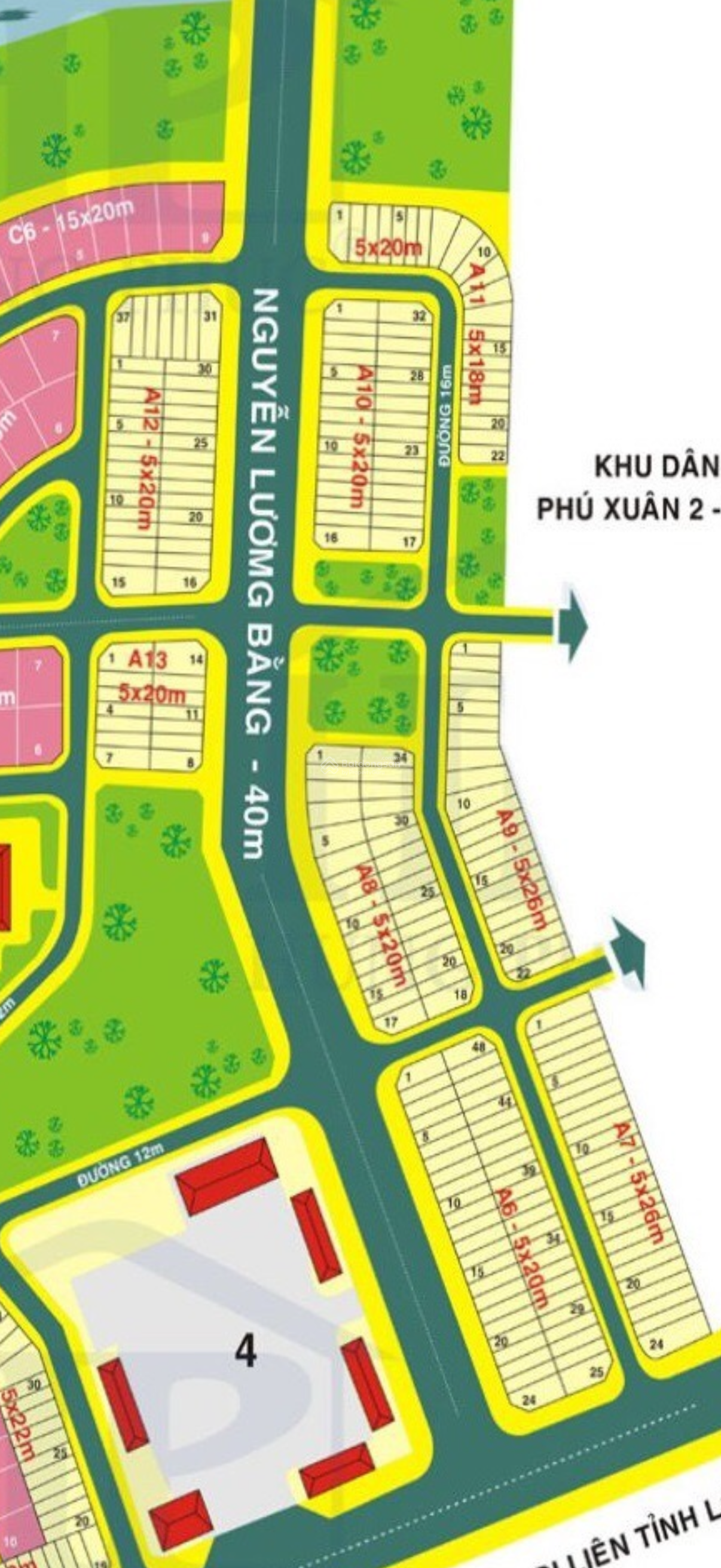 Chuyên mua bán đất nền KDC Cotec Phú Xuân Nhà Bè, 100m2 sổ đỏ cty giá 3tỷ750