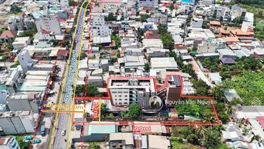 Siêu phẩm bán tòa nhà 2 mặt tiền Nguyễn Duy Trinh. KC hầm + 7 tầng. Thu nhập 500 tr/th. lộ giới 30m