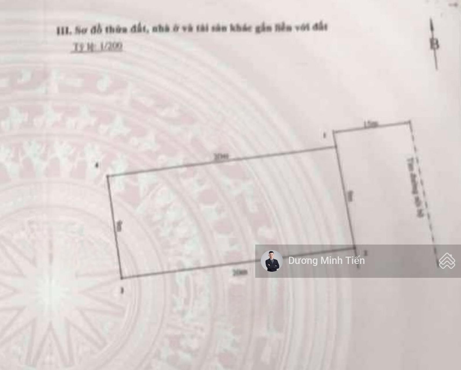 180m2 đất mặt đường 30m khu Thư Trung 193 Văn Cao - ngang 9m - vỉa hè 7m