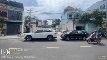 Bán đất mặt tiền Đồ Chiểu P3 Tp Vũng Tàu - DT 103m2 full thổ cư, nở hậu, gần biển - giá chỉ 12,3 tỷ