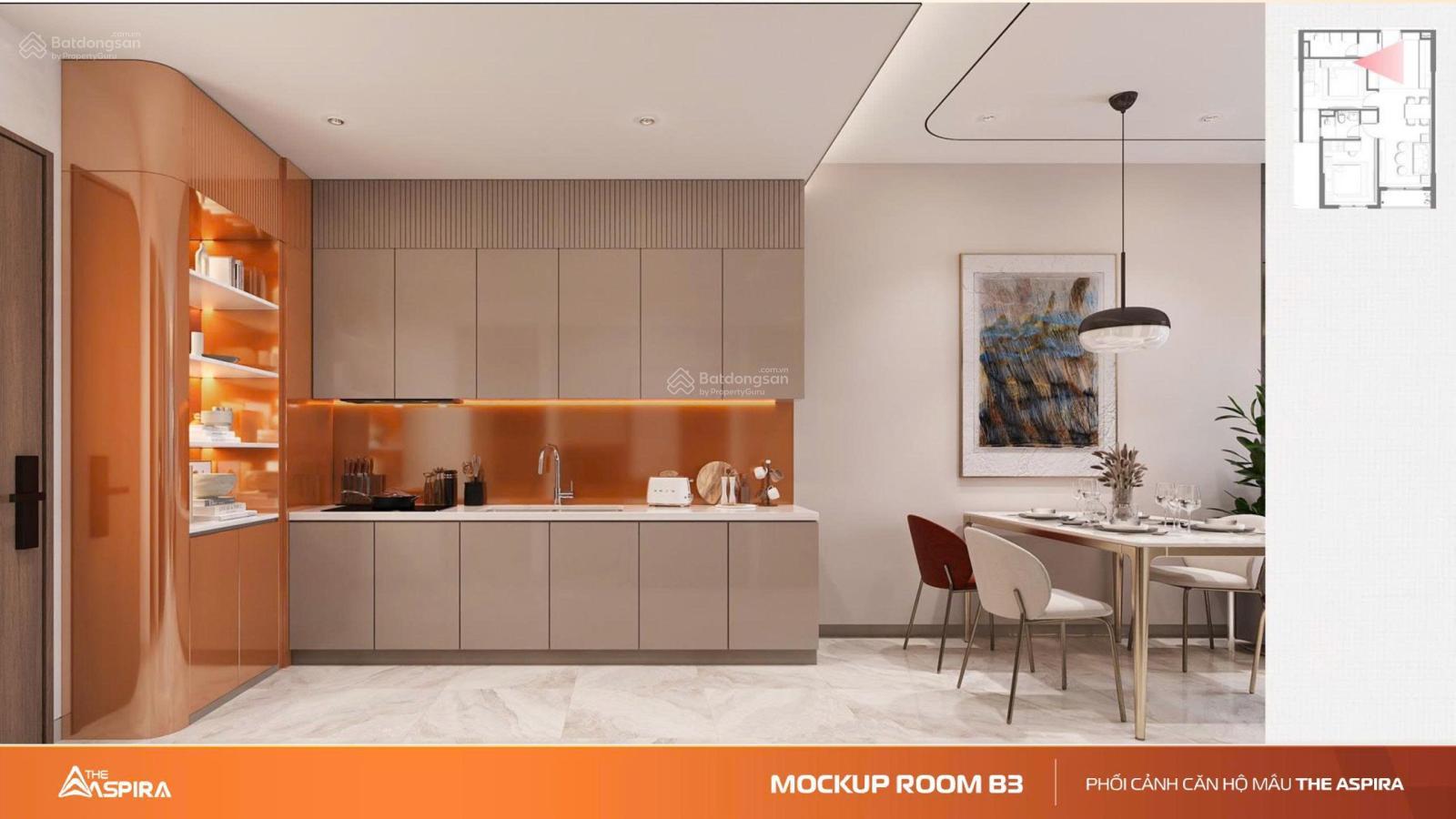 Giá chính thức - căn 2PN 65m2 Aspira chỉ 2,448 tỷ - view nội khu cực đẹp - TT đợt 1 20% CK Thêm 2%