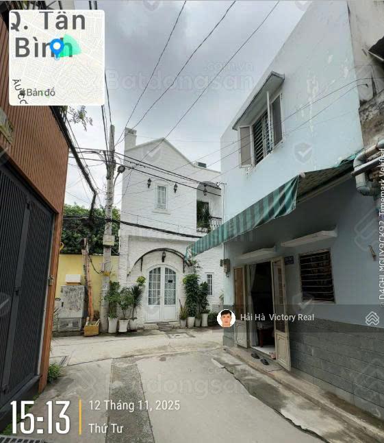 Bán nhà đường Đồng Đen, P14, khu Bàu Cát - Tân Bình - DT: 4.1 x 15.15m, nhà có 2 mặt hẻm trước sau