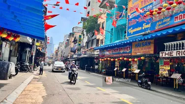 BÁN GẤP! NHÀ 5 TẦNG MẶT TIỀN BÙI VIỆN (ĐOẠN NGAY NGÃ 4 ĐỀ THÁM) HĐT NET 115TR/TH, 42 TỶ