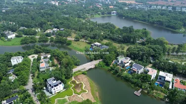 CẦN BÁN BIỆT THỰ 3 MẶT THOÁNG 300M2 +150M2 MR VIEW HỒ THIÊN YẾN SỔ ĐỎ LÂU DÀI FLAMINGO ĐẠI LẢI