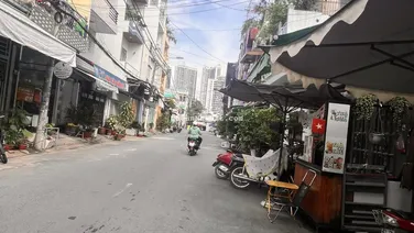 BÁN NHÀ MẶT TIỀN ĐƯỜNG SỐ QUẬN 4 -41M2-4TẦNG -5x8 - SÁT CÔNG VIÊN- Ô TÔ TRONG- HOÀN CÔNG - HƠN 8TỶ