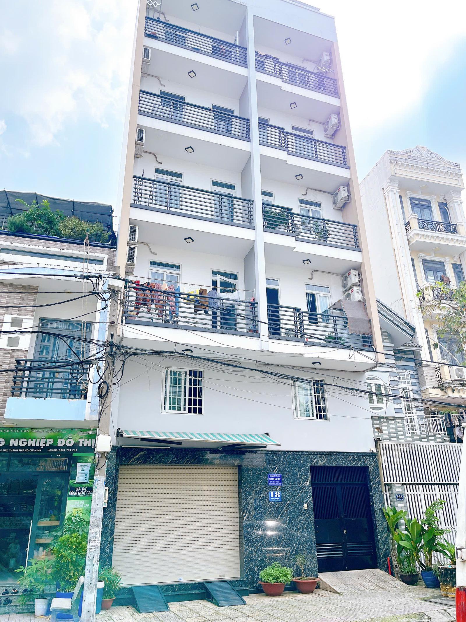 Bán CHDV mặt tiền Khu Tân Hương - Độc Lập, Tân Phú. DT: 8x19m, 6 tấm, thu nhập 150 triệu/th