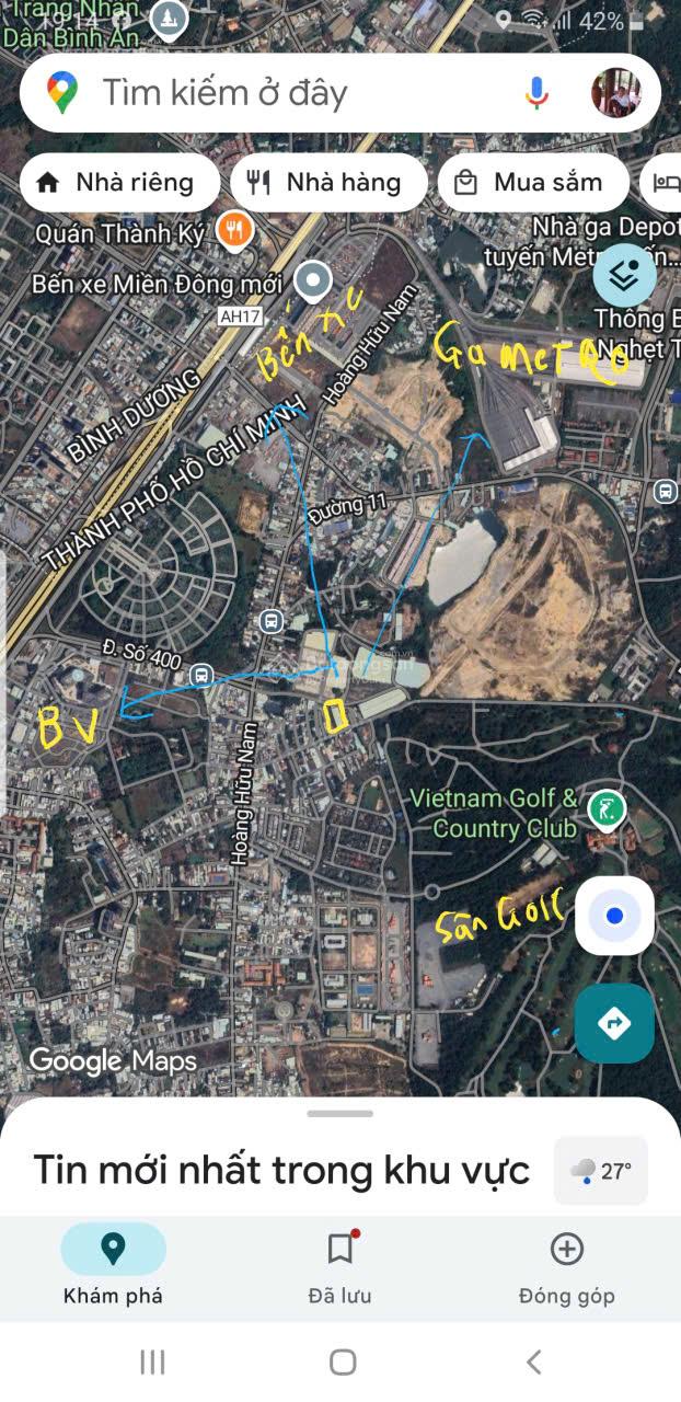 Bán đất MT đường số 1 Lam Viên phường Long Thạnh Mỹ, Quận 9, DT 1519m2 - 65 tỷ