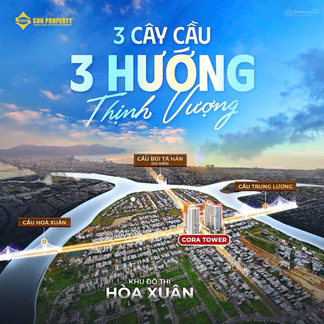 A12311 - SUN CORA TOWER ĐÀ NẴNG- CĂN GÓC DUY NHẤT ĐẸP NHẤT - chỉ có 1 căn bao trọn tầm View